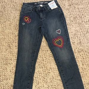 Girls heart jeans